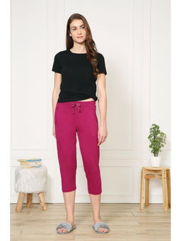 Van Heusen - Women Smart Tech Lounge Capris - Burgundy