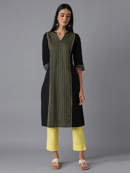 Aurelia - Black Casual Kurta