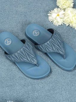 Mochi - Women Blue Open Toe Casual Sandals
