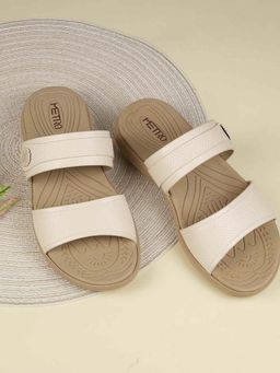 Metro - Women White Open Toe Casual Sandals