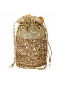 The Purple Sack - Golden Bailey Potli