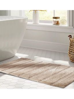 Maspar - Cotton Anti-Skid Quick Dry Water Absorbent Soft Bath Mat Beige