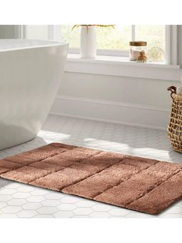 Maspar - Cotton Anti-Skid Quick Dry Water Absorbent Soft Bath Mat Brown