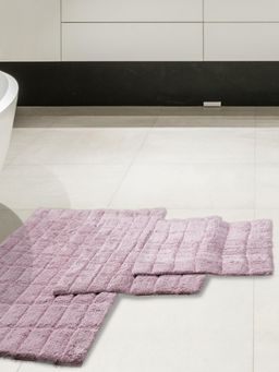 Maspar - Cotton Anti-Skid Quick Dry Water Absorbent Soft Bath Mat Purple