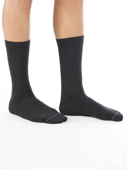 Jockey - 7390 Men Modal Cotton Elastane Stretch Crew Length Socks - Black
