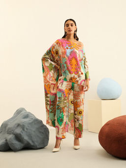 Label Deepika Nagpal - Pink Jasper Co-ord -Jazzberry (Set of 2)