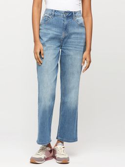 Pepe Jeans - Robyn Blue High Rise Straight Fit Jeans