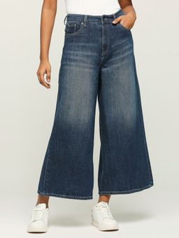 Pepe Jeans - Jaimy Dark Blue High Rise Wide Leg Jeans