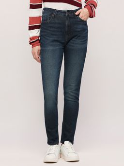 Pepe Jeans - Dion Dark Blue High Waist Skinny Fit Jeans