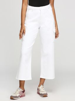 Pepe Jeans - Cargo Straight Fit High Waist Jeans