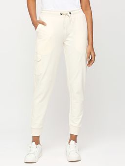 Pepe Jeans - Cream Patch Pocket Joggers