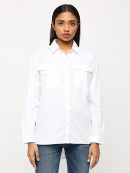 Pepe Jeans - Optic White Full Sleeved Shirt