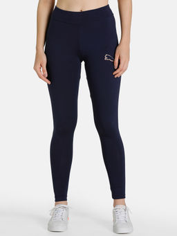 Puma - Cat Logo Women's Navy Blue Leggings