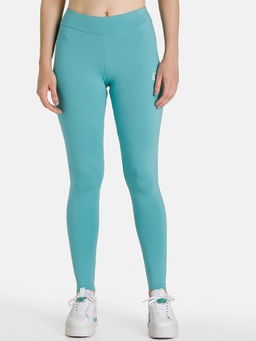 Puma - Cat Logo Women's Blue Leggings