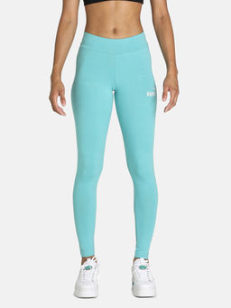 Puma - Women's Logo Blue Leggings