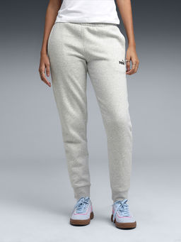 Puma - Essentials No. 1 Logo Women's Fleece Grey Joggers
