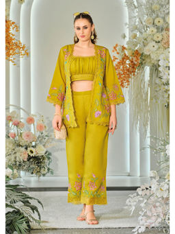 Autumnlane - Women Green Floral Co-ord Set