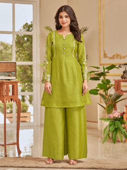 Autumnlane - Women Green Floral Co-ord Set