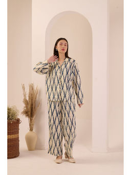 The Quince Life - Women Cream Printed Co-ord Set