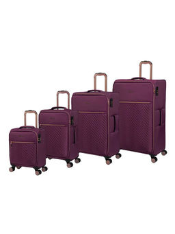 it luggage - Bewitching Purple Set of 4 28-24-20-18 Inches Expandable Softsided TSA Trolley
