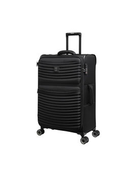 it luggage - Precursor Black Medium 24 Inches Expandable Softsided Luggage Trolley With TSA Lock