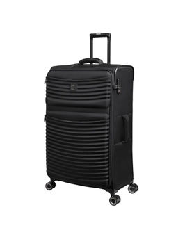 it luggage - Precursor Black Large 28 Inches Expandable Softsided Luggage Trolley With TSA Lock