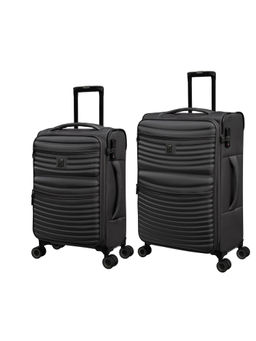 it luggage - Precursor Grey Set of 2 24-20 Inches Expandable Softsided TSA Luggage Trolley