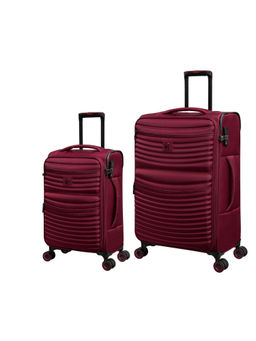 it luggage - Precursor Red Set of 2 28-20 Inches Expandable Softsided TSA Luggage Trolley