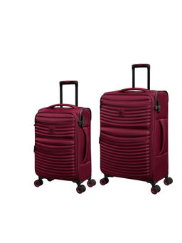 it luggage - Precursor Red Set of 2 24-20 Inches Expandable Softsided TSA Luggage Trolley