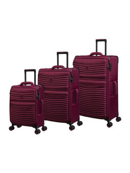it luggage - Precursor Red Set of 3 28-24-20 Inches Expandable Softsided Luggage Trolley