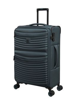 it luggage - Precursor Teal Medium 24 Inches Expandable Softsided Luggage Trolley With TSA Lock