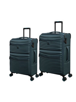 it luggage - Precursor Teal Set of 2 28-24 Inches Expandable Softsided TSA Luggage Trolley