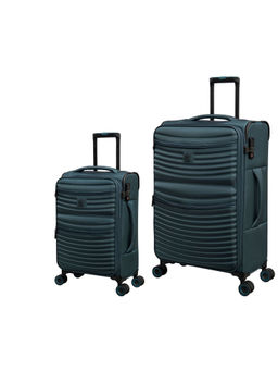 it luggage - Precursor Teal Set of 2 28-20 Inches Expandable Softsided TSA Luggage Trolley