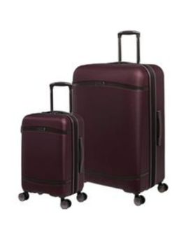it luggage - Quaint Wine Set of 2 28-20 Inches Expandable Hardsided TSA Luggage Trolley