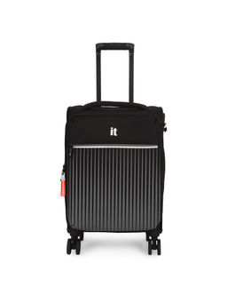 it luggage - The Lite Black Cabin 20 Inches Expandable Softsided Luggage Trolley With TSA Lock