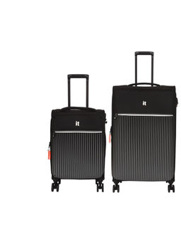 it luggage - The Lite Black Set of 2 28-20 Inches Expandable Softsided TSA Luggage Trolley