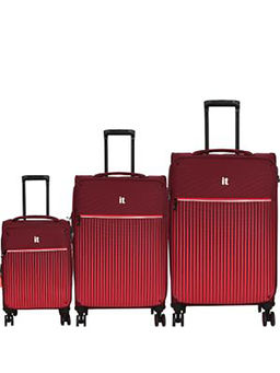 it luggage - The Lite Red Set of 3 28-24-20 Inches Expandable Softsided Luggage Trolley