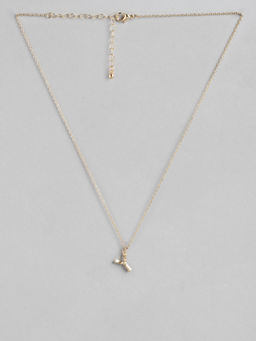 Twenty Dresses by Nykaa Fashion - Rhythms Of Alphabet Y Necklace