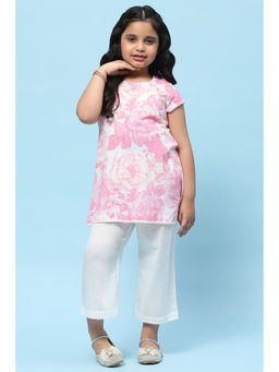 Biba - Cotton Printed Kurta with Pant (Set of 2)