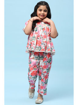 Biba - Cotton Printed Kurta with Pant (Set of 2)