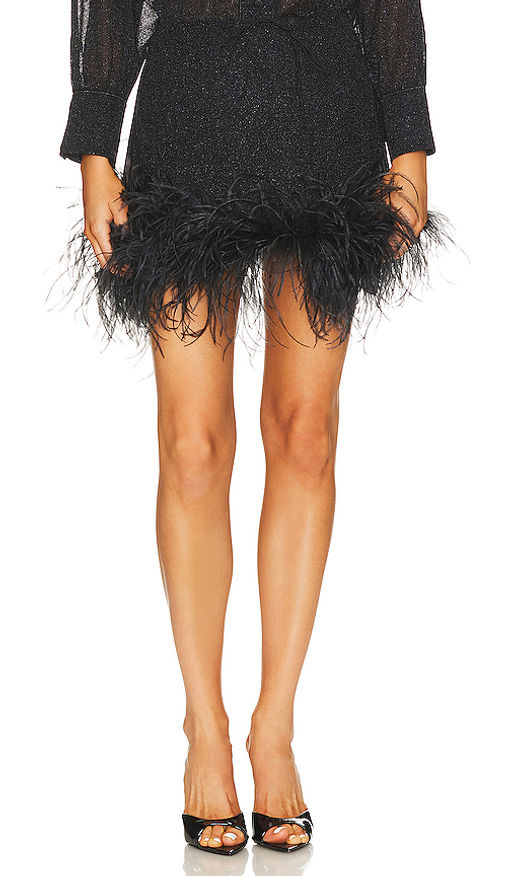 knee length dresses for ladies Lumire Feather Fringe Mini Dress  drippinhot