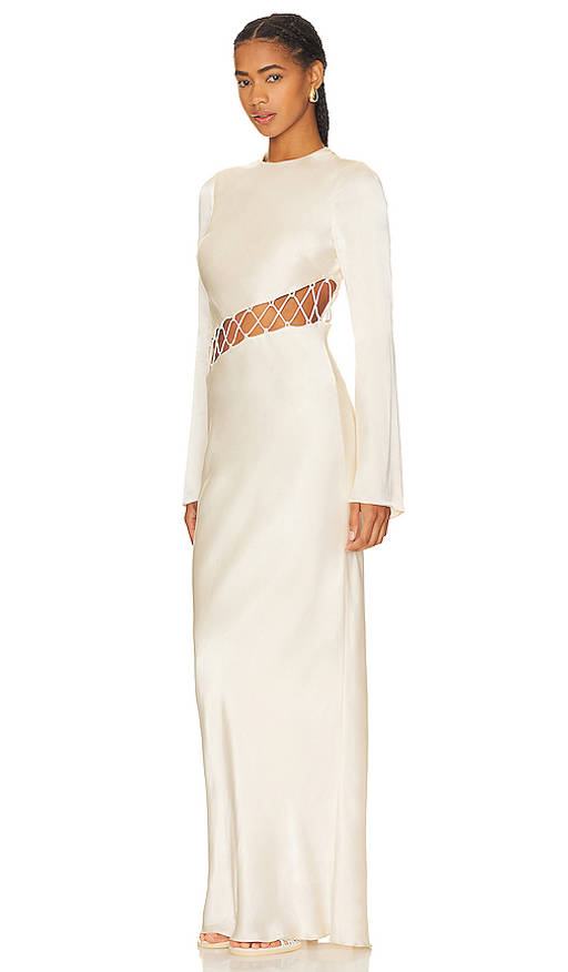 arienzo asymmetrical lace up maxi dress Buy Shona Joy Online Contributing to a cleaner