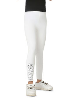 Plan B - White Printed Leggings