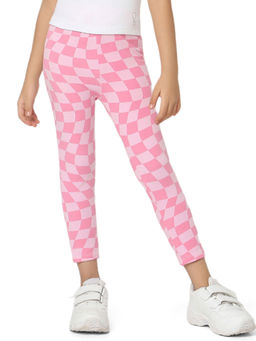 Plan B - Pink Checks Leggings