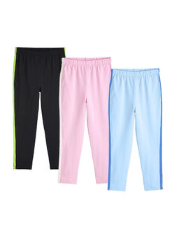 Plan B - Multi-Color Solid Leggings (Pack of 3)