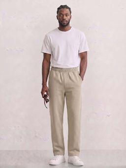 WROGN - Men Beige No Brainer Bounce Trackpant