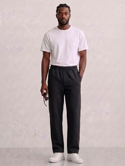 WROGN - Men Black No Brainer Bounce Trackpant