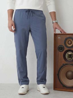 WROGN - Men Blue Relaxed Fit Track Pants