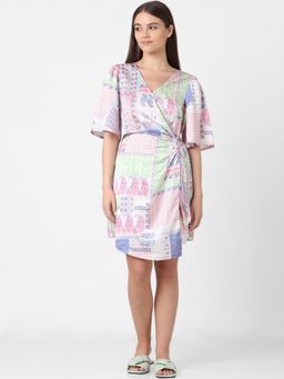 ONLY - Pink Printed Regular Dresses