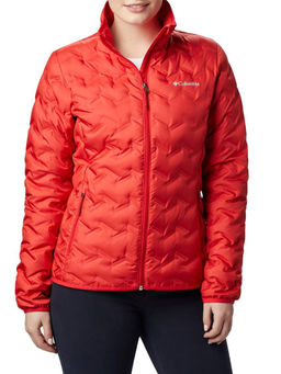Columbia - Womens Red Omni-Heat Reflective Delta Ridge Down Jacket